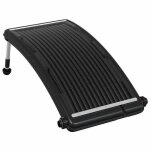 Panneau de chauffage solaire pour piscine - jill - 110x65 cm - noir - pehd pc aluminium - pieds r�glables ...