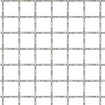 Panneau de cl�ture en acier inoxydable - gko - 50x50 cm - argent - grillage 31x31 mm - �paisseur du fil ...