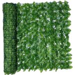 Panneaux de cl�ture de feuilles panneaux de feuilles artificielles haie de la vie priv�e cl�ture de la ...
