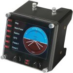 Panneau dinstruments de vol - filaire - saitek by logitech g - pro flight instrument panel - compatible ...