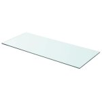 Panneau pour Étagère verre trempé transparent 70x30 cm Épaisseur 8 mm Étagère de maison magasin tablette ... Panneau pour Étagère verre trempé transparent 70x30 cm Épaisseur 8 mm Étagère de maison magasin tablette ...