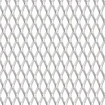 Panneau de grillage de jardin - gko - acier inoxydable - 50x50 cm - 20x10 mm - fil 2 mm - argent