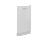 Panneau de lave - vaisselle r - line 45cm sans pt blanc haute brillance blanc vicco