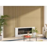 Panneau mural acoustique - finition bois naturel clair - pack de 312 m� - lot de 2 pi�ces - pencia