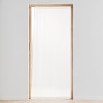 Panneau passe tringle 90 x 200 cm voile tisse carlin naturel