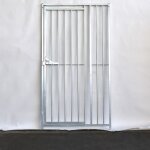 Panneau de porte standard barreau pour construction chenil en kit 100 x 184 cm - kenilux gris Panneau de porte standard barreau pour construction chenil en kit 100 x 184 cm - kenilux gris