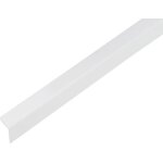 Panneau pvc gah alberts - 432973 - alberts corniere autoadhesive plastique en blanc brillant 1000 x 20 ...