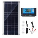 Panneau solaire 300w 12v kit de panneau solaire kit de chargeur de batterie avec rgulateur de charge ...