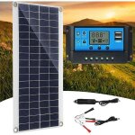 Panneau solaire 8w 12v kit de panneau solaire kit de chargeur de batterie avec contrleur de charge solaire ...