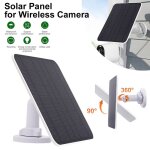 Panneau solaire - pour camera de surveillance solaire arlo pro 4 arlo pro 5s pro 3 ultra 2 et ultrac�ble ...