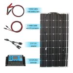 Panneau solaire flexible 1000w de puissance technologie monocristalline kit solaire 200w Panneau solaire flexible 1000w de puissance technologie monocristalline kit solaire 200w