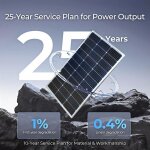 Panneau solaire photovolta�que monocristallin 100 w 18 v pour charger une batterie 12 v