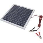 Panneau solaire portable 50w conception  clip et cble de 3 mtres pour camping odipie