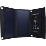 Panneau solaire portable pliable - orange - 15w - usb - �tanche - l�ger