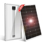 Panneau solaire - woodours - panneau solaire 100w 18v monocristallin �tanche cellule photovolta�que pour ...