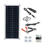 Panneau solaire - woodours - panneau solaire 20w - 1000w 12v cellule solaire camping recharge batterie ...