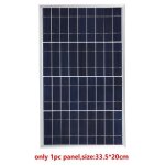 Panneau solaire - woodours - kit panneau solaire 300w 12v usb polycristallin portable rechargeable 1pc ...