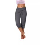 Pantacourt femme casual sport confortable - gris