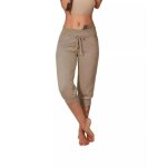 Pantacourt femme casual sport confortable - kaki