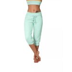 Pantacourt femme casual sport confortable - vert clair
