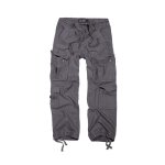 Brandit pure vintage - pantalon cargo gris coupe droite pour adulte