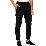 Pantalon cargo noir homme calvin klein jeans skinny comfort cotto