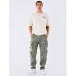 Pantalon cargo - project x paris - vert - homme - adulte - coupe ajuste