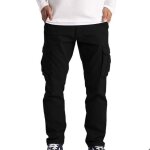 Pantalon cargo - vêtements de travail - sécurité au combat - 6 poches - homme - noir Pantalon cargo - vêtements de travail - sécurité au combat - 6 poches - homme - noir