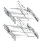 Pour pantalons cintres pour jupes avec clips gain de place cintres � clips r�glables cintres pour pantalons ...