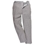 Pantalon de cuisine d�perlant portwest harrow - pied - de - poule