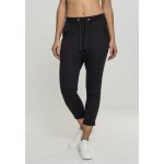 Pantalon femme - urban classic - terry - noir - taille standard - 7 / 8