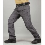 Pantalon homme jinding ix10 multipoches zipp mince pantalon combat pantalon de travail pantalon militaire ...