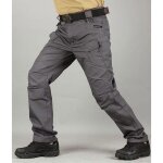 Pantalon homme mtowsuc ix10 multipoches zipp mince pantalon combat pantalon de travail pantalon militaire ...