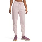 Pantalon de jogging - under armour - rival fleece - rose - molletonn� int�rieur bross� - taille �lastique ...