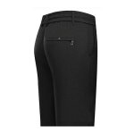 Pantalon en lin homme ete leger business taille elastiquee grande taille coupe droite - noir Pantalon en lin homme ete leger business taille elastiquee grande taille coupe droite - noir