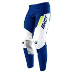 Pantalon moto cross shot contact chase blue