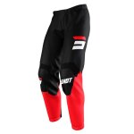 Pantalon moto cross shot race gear red