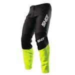 Pantalon moto cross shot race gear reflex neon yellow