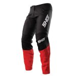 Pantalon moto cross shot race gear reflex red