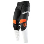 Pantalon moto cross shot race gear slam kid orange