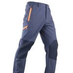 Pantalon de randonne ecelen pour homme et femme - genouillres coupe - vent et impermable - multipoches ...