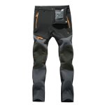 Pantalons de randonne homme - polaire - impermable et respirant - noir noir#s