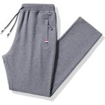 Pantalons de survtement pour hommes grande taille - tenue de sport lastique - football - gris fonc ...