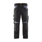 Pantalon de travail - blaklader - artisan 1555 - cordura� stretch - poches genouill�res - renforts