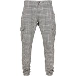 Pantalon cargo - urban classics - glencheck - gris - homme - taille standard