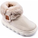 Pantoufles bottines fille chaudes et l�g�res mp9760 beige