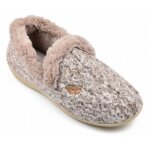 Pantoufle charentaise femme hiver d867 marron