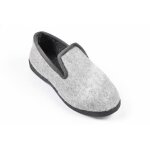 Pantoufle charentaise femme hiver d880 gris