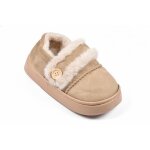 Pantoufle charentaise femme ultra light md10159 taupe