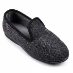 Pantoufle charentaise homme d886 noir